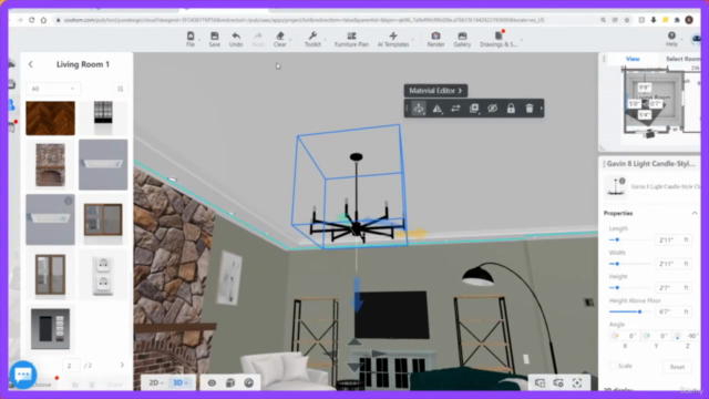 Interior Design in Virtual Reality – Screenshot 3