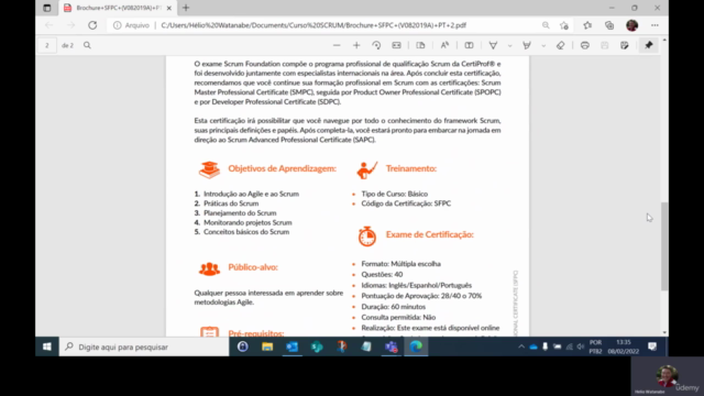 Curso Oficial SCRUM Foundation Professional Certificate – Screenshot 1
