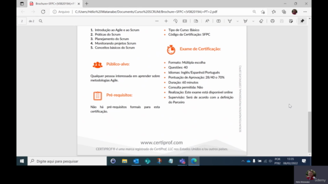 Curso Oficial SCRUM Foundation Professional Certificate – Screenshot 2