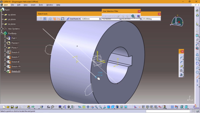 CATIA V5 do ZERO ao EXPERT | Peças e Montagens – Screenshot 1