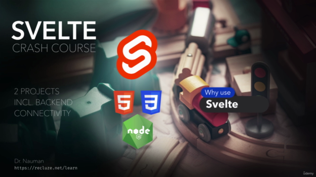 Svelte Crash Course through Projects w/ Backend Connections – Screenshot 1