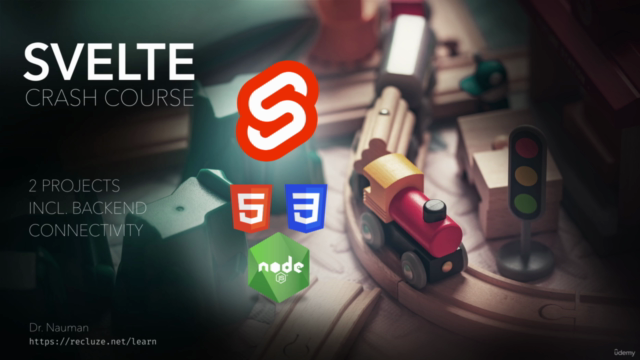 Svelte Crash Course through Projects w/ Backend Connections – Screenshot 2