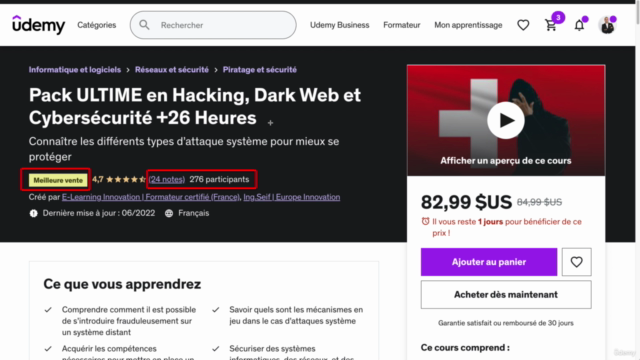 Pack ULTIME en Hacking, Dark Web et Cybersécurité +27 Heures - Screenshot_01