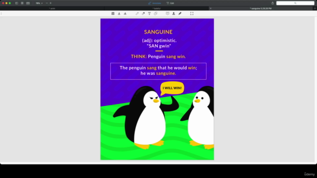 GRE Vocabulary Cartoons: Learn 1284 Words With Mnemonics! – Screenshot 1