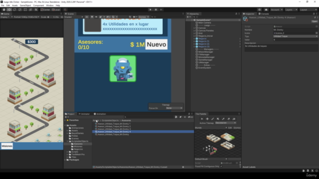 Aprende a crear un videojuego Idle Clicker en 2D con Unity – Screenshot 1