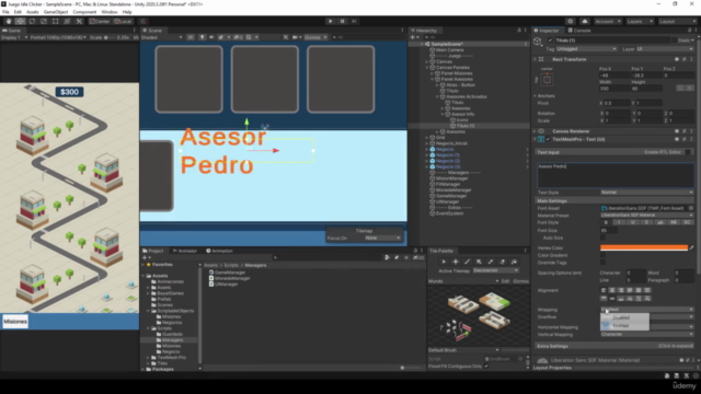 Aprende a crear un videojuego Idle Clicker en 2D con Unity – Screenshot 3