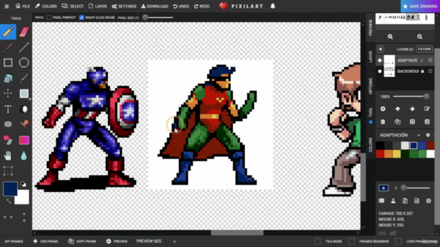 Pixel Art Desbloqueado - Diseño de Personajes - PixelArt 201 – Screenshot 3