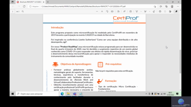 Curso Remote Worker Professional Certificate – Screenshot 1