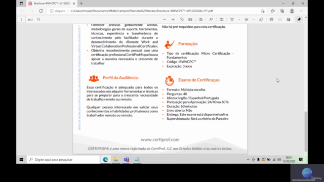 Curso Remote Worker Professional Certificate – Screenshot 3