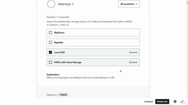 Google Cloud Professional Data Engineer PDE - Mock Exams – Screenshot 4
