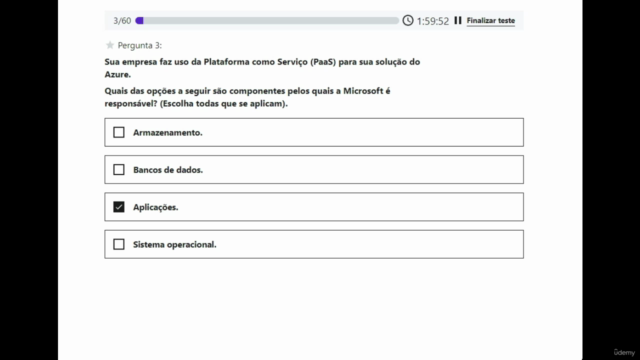 SIMULADO MS-900 Fundamentos do Microsoft 365 em Português – Screenshot 3