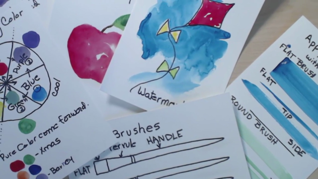Watercolor Painting for Children with Cynthia Parsons – Screenshot 1
