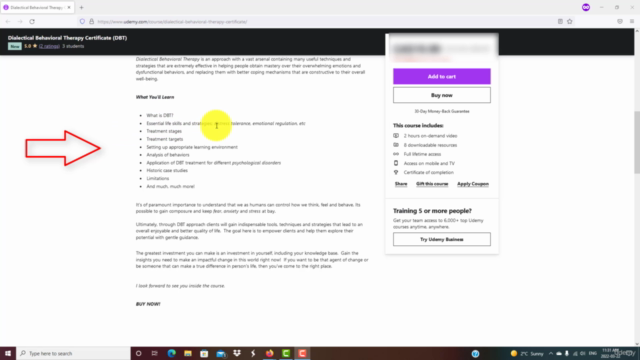 Dialectical Behavioral Therapy Certificate (DBT) – Screenshot 3