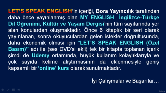 LET’S SPEAK ENGLISH İngilizce Geliştirme Kursu – Screenshot 4