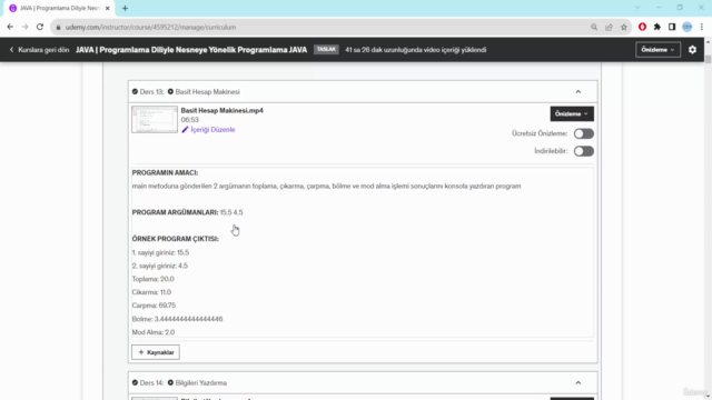 JAVA | Programlama Diliyle Nesneye Yönelik Programlama JAVA – Screenshot 1
