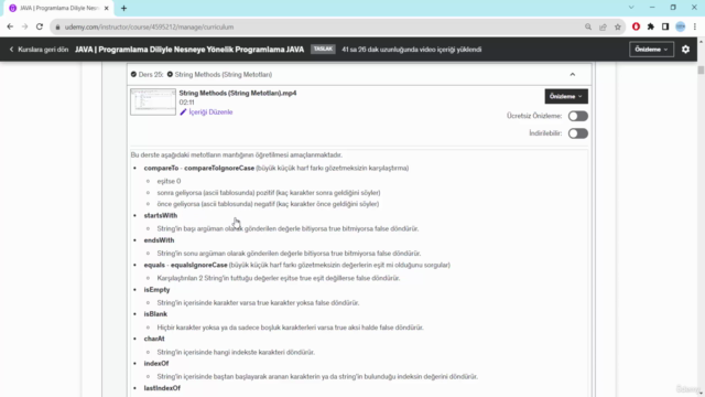 JAVA | Programlama Diliyle Nesneye Yönelik Programlama JAVA – Screenshot 2