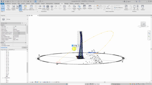 Revit Conceptual Design (BIM Series: LOD 100) – Screenshot 4