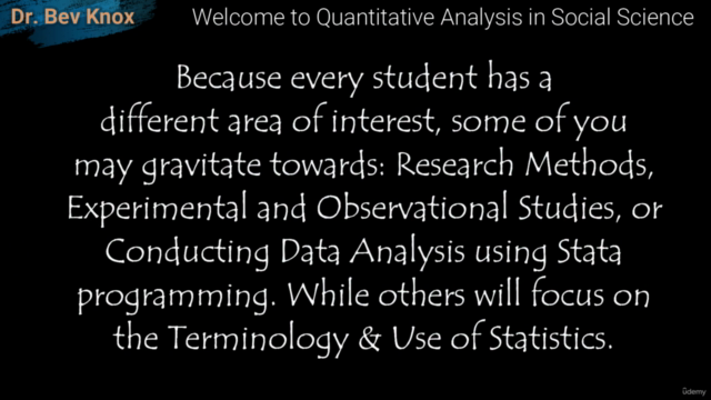 Quantitative Analysis / Statistics (Cert. of Completion) – Screenshot 1