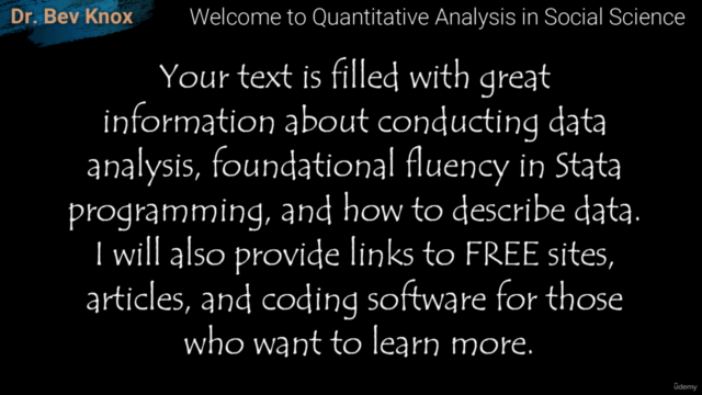 Quantitative Analysis / Statistics (Cert. of Completion) – Screenshot 2