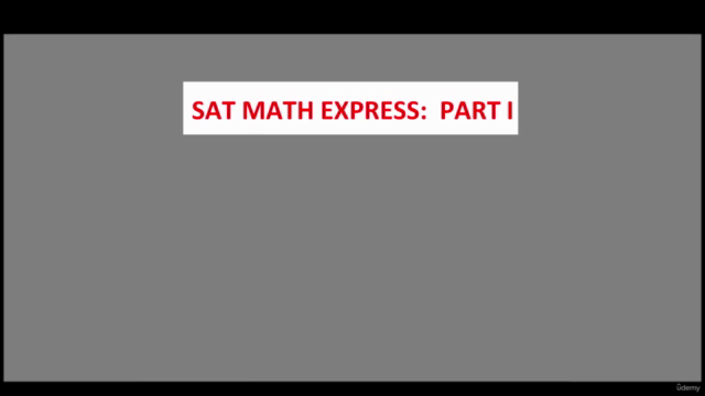 Math SAT Express Part I – Screenshot 1