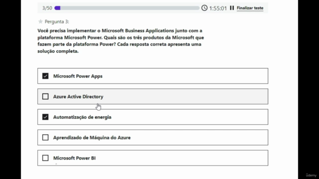 Simulado Prático Exame PL-900 Microsoft power Platform – Screenshot 2