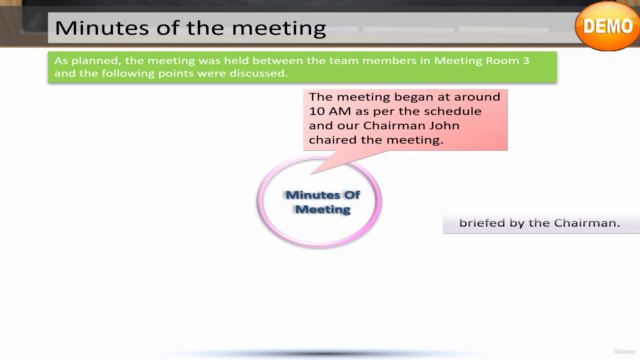 Writing effective minutes of meeting – Screenshot 4