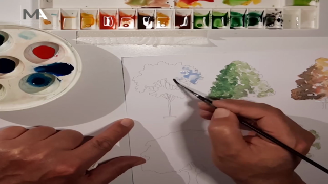 الاظهار المعماري بالوان المياه - للمبتدئين WATER COLORING – Screenshot 2