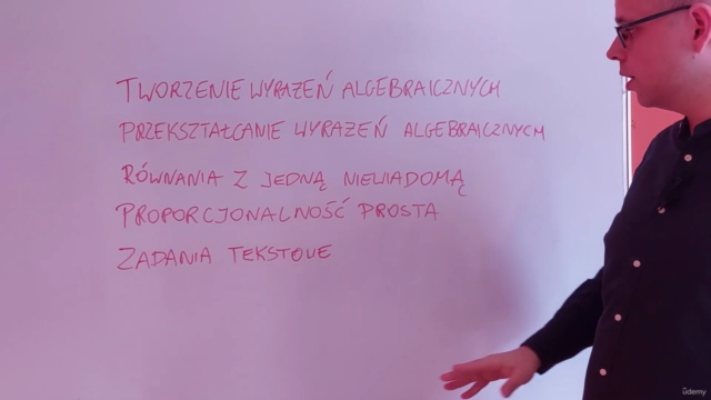 Wyrażenia algebraiczne, Równania na Egzaminie Ósmoklasisty.. – Screenshot 3