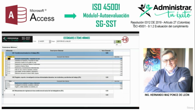 Microsoft Access – ISO 45001- Autoevaluación  (SG-SST) . - Screenshot_02