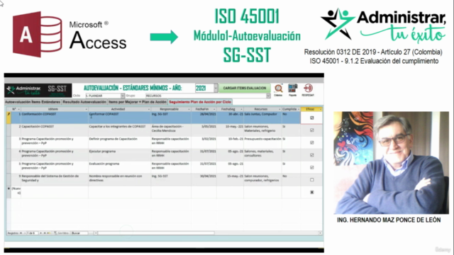 Microsoft Access – ISO 45001- Autoevaluación  (SG-SST) . - Screenshot_03