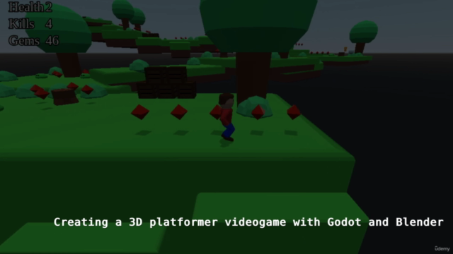 Creating a 3D platformer videogame with Godot and Blender – Screenshot 2