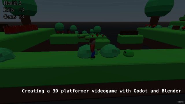 Creating a 3D platformer videogame with Godot and Blender – Screenshot 4
