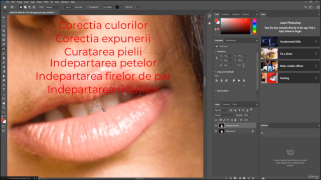 Skin Retouching in Photoshop folosind Frequency Separation – Screenshot 1