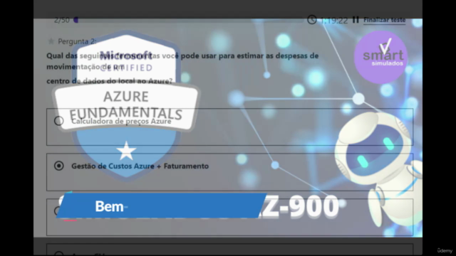 Simulados AZ-900 Fundamentos do Azure | testes práticos PT - Screenshot_02