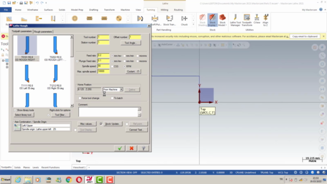 CNC Lathe programming with Mastercam - Screenshot_01