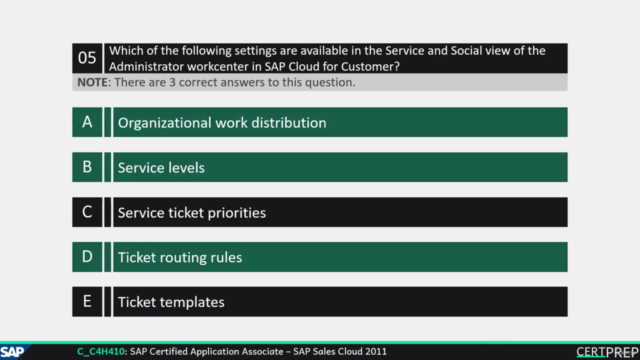 C_C4H410_04 - SAP Sales Cloud 2011 | Exam Questions – Screenshot 3