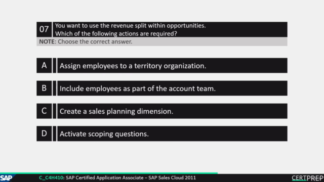 C_C4H410_04 - SAP Sales Cloud 2011 | Exam Questions – Screenshot 4