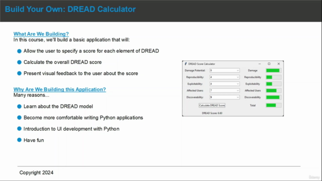 Build Your Own: DREAD Calculator – Screenshot 3