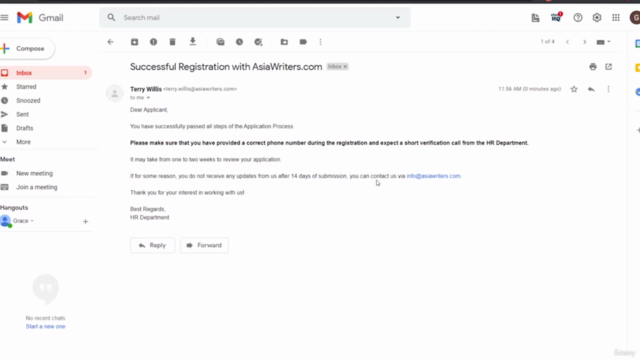 Learn how to Open an Academic Writing Account – Screenshot 2