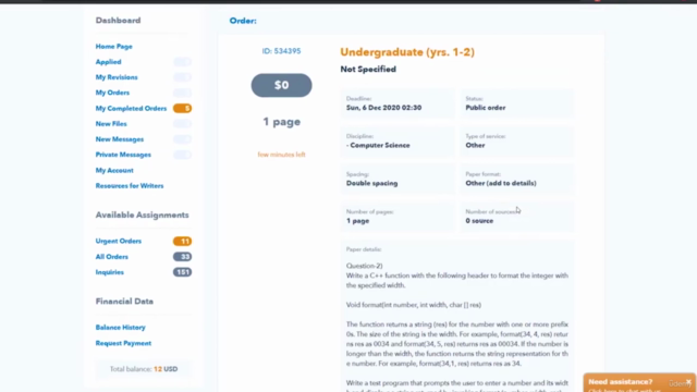 Learn how to Open an Academic Writing Account – Screenshot 4