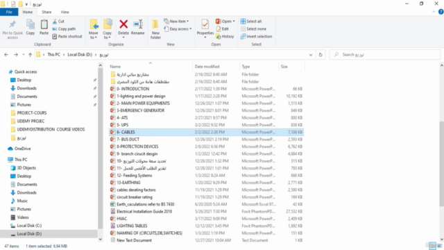 Electrical Power Distribution With,AutoCAD,Excel,DIALUX EVO – Screenshot 3