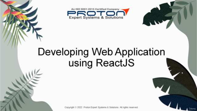 Developing Web Applications using ReactJS (Apr 2022) - Screenshot_01