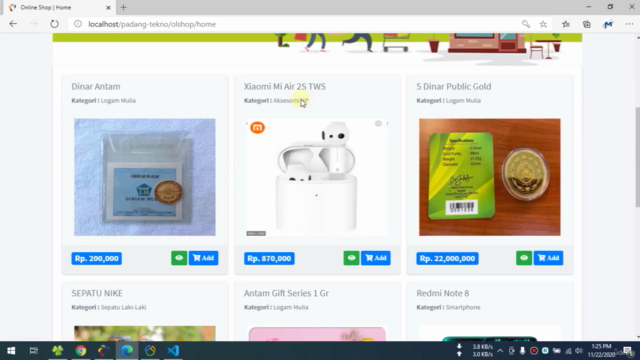 Membangun Toko Online Dengan Codeigniter 3 & API Raja Ongkir – Screenshot 2