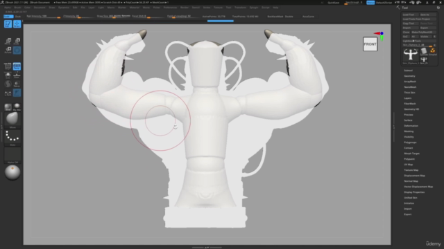 Zbrush, 3ds Max, Substance 3d Painter, Bane Creation Course – Screenshot 1