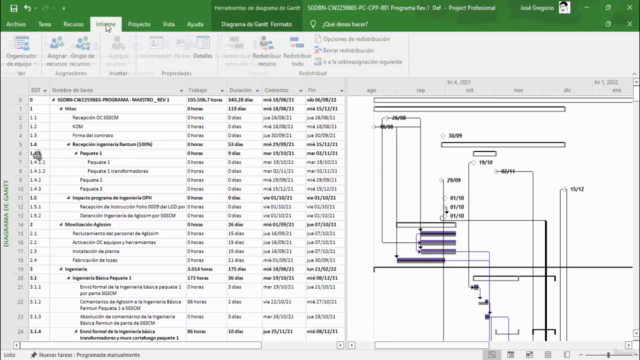 Microsoft Project 2019 y Power Bi – Screenshot 2
