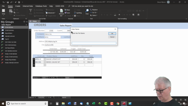 Microsoft Access 365: Link Data to Excel with Macros and VBA – Screenshot 3