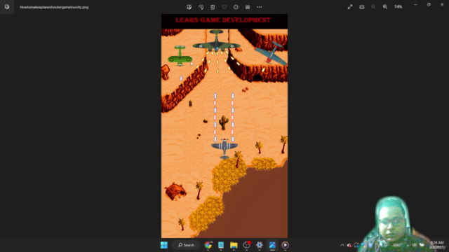 Build a 2D Plane Shooter Game In Unity – Screenshot 1