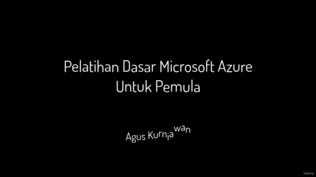 Pelatihan Dasar Microsoft Azure Untuk Pemula – Screenshot 1