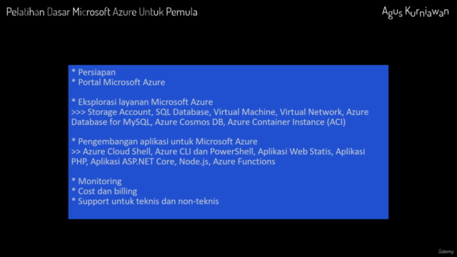Pelatihan Dasar Microsoft Azure Untuk Pemula – Screenshot 4