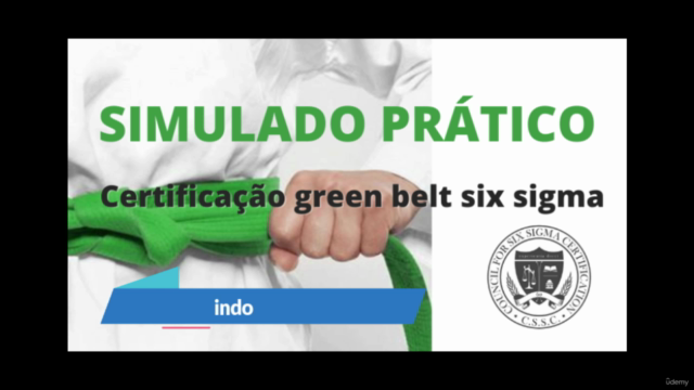 Simulado Prático Certificação green belt six sigma – Screenshot 1